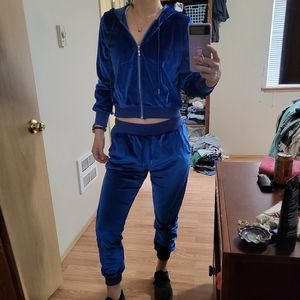 Velour tracksuit, NWT